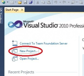 Visual Basic Tutorial - Create New Project